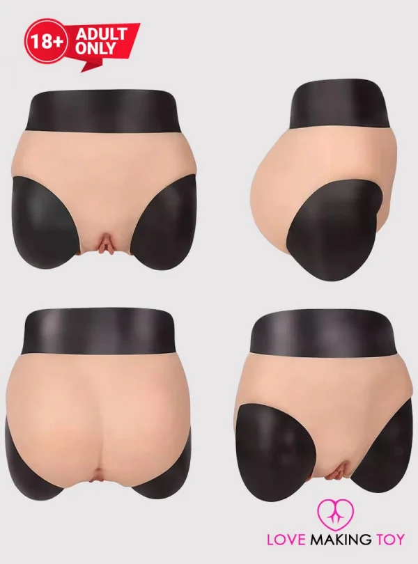 Fake Pussy Vagina Silicone Panty For LGBTQ (For Crossdresser, Transgender, Gay, Bi-Sexual, Ladyboy)