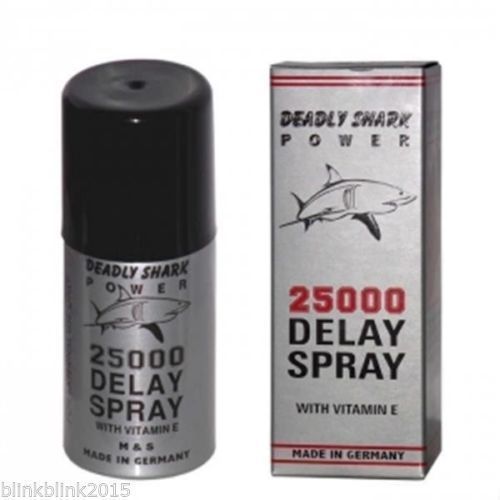 Deadly Shark 25000 Delay Spray for Men with Vitamin E-lovemakingtoy.com