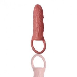 Lifelike Soft Silicone Penis Extender PS-014