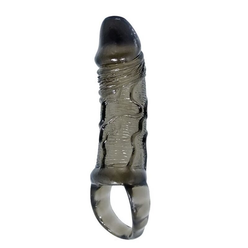 Lifelike Soft Silicone Penis Extender PS-014