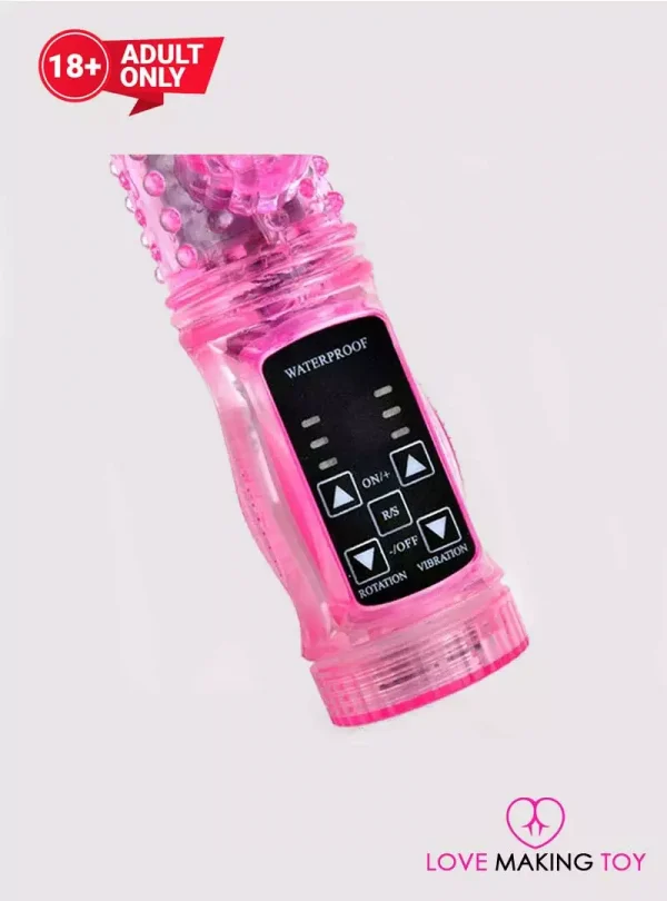 Pink Vibrator with Rotation & Vibration | G Spot Vibrator for Girls