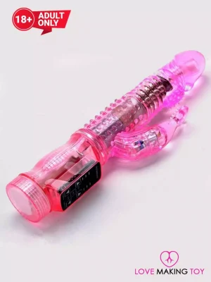 Pink Vibrator with Rotation & Vibration | G Spot Vibrator for Girls