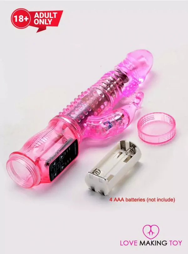 Pink Vibrator with Rotation & Vibration | G Spot Vibrator for Girls