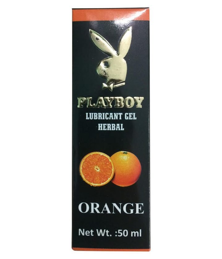 Playboy Lubricant Water Based Gel-Orange Flavoured LG-011