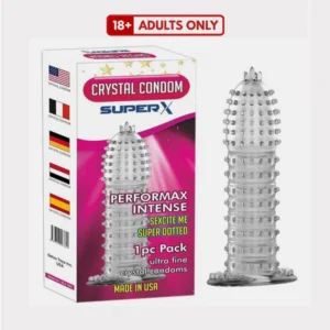 Crystal Condom – Reusable Textured Sleeve Crystal condom reusable textured sleeve for enhanced pleasure in India