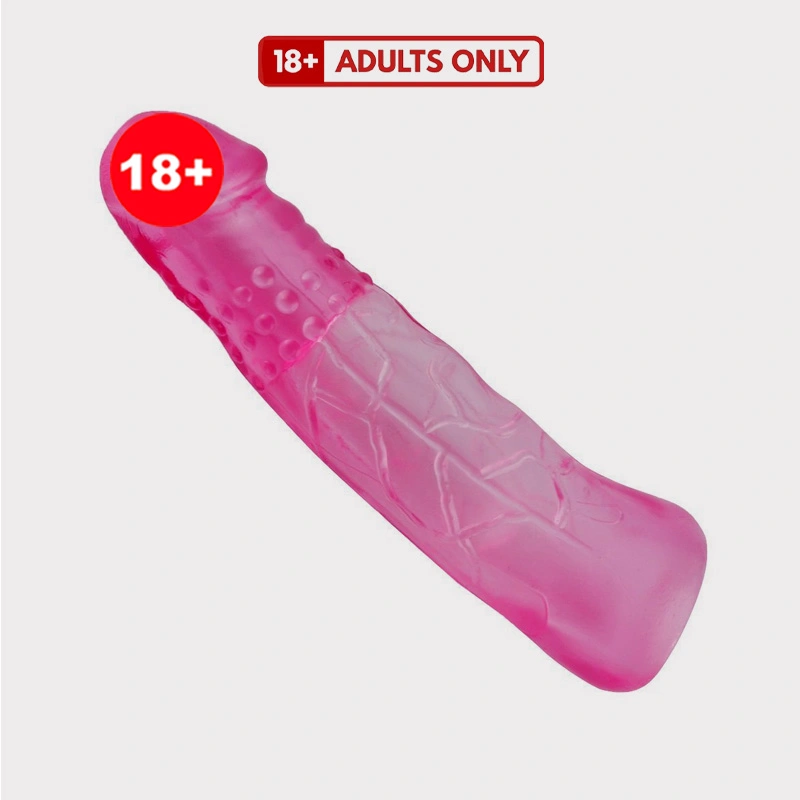 Crystal Reusable Condom – Textured Silicone Sleeve Crystal reusable condom textured silicone sleeve for men in India