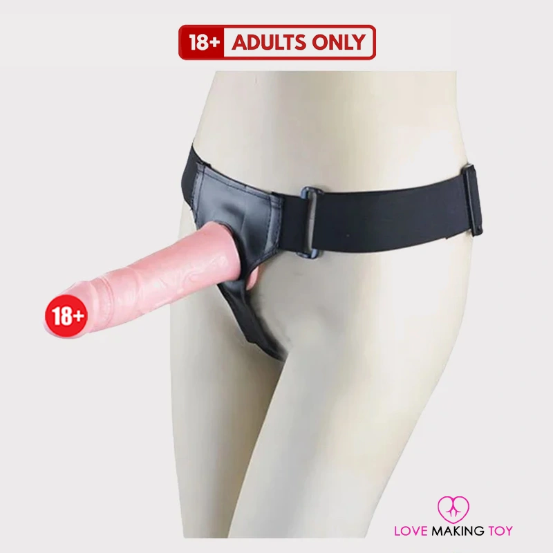 Hollow male strap on with vibration – realistic strapon sex toy
