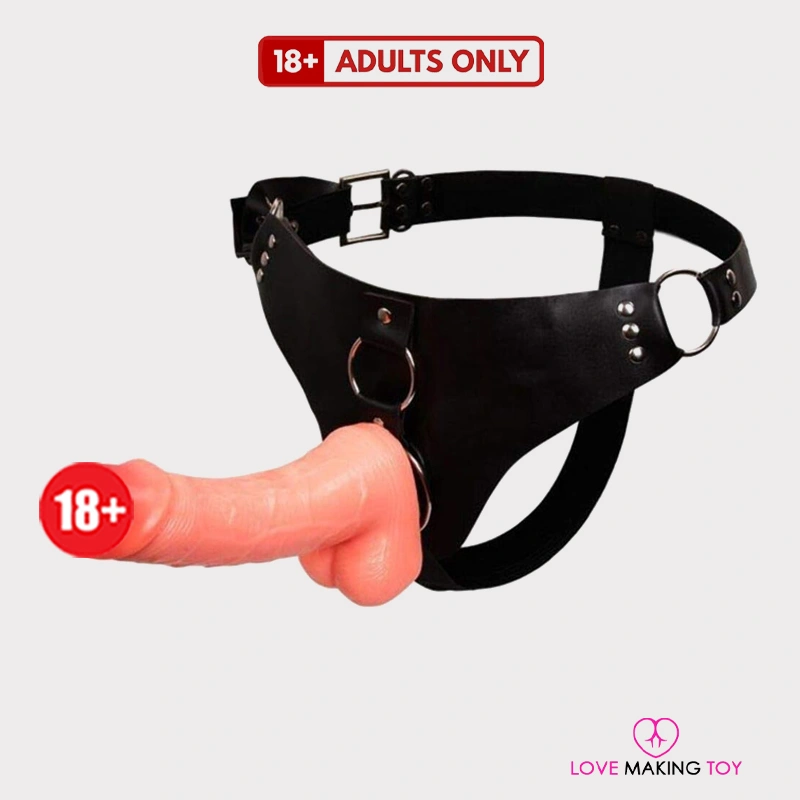 Lesbian strapon dildo for women – 7.8 inch Mr. Limpy Whopper edition