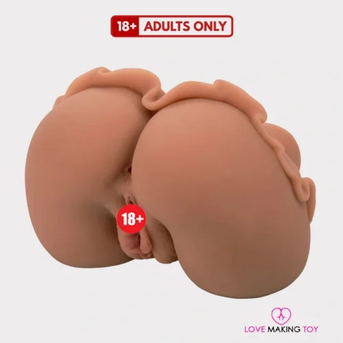 Mini Skirt Ass & Vagina Masturbation Toy – Realistic Dual Hole Mini Skirt Vagina Masturbation Toy for Men – Realistic Ass & Vagina