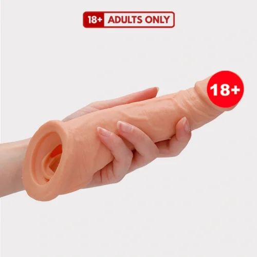 Silicone reusable condom washable delay sleeve for men in India