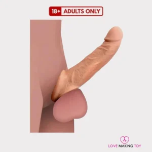 Double hole penis sleeve made of silicone – best penis extender sleeve for realistic experience