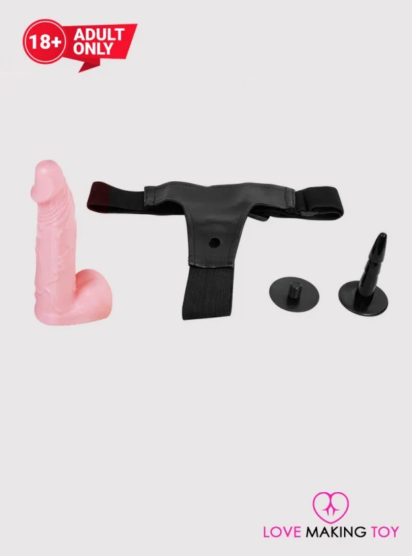 Inflatable Lifelike Strap On Dildo With Balls | Buy Strapon Online