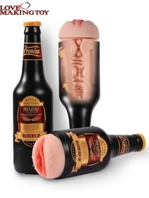 Beer Bottle Fleshlight with Realistic Pussy FM-026
