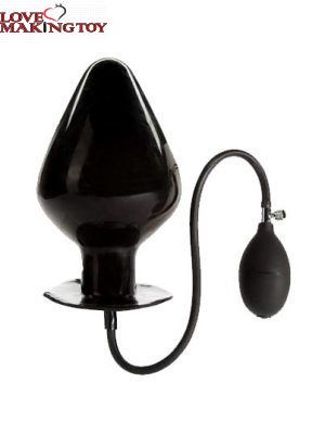 Inflatable Anal Butt Plug Black-lovemakingtoy.com