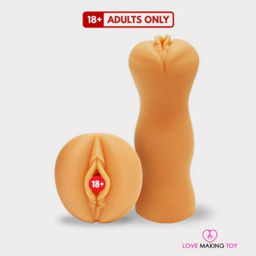 Soft Silicone Artificial Vagina 6 Inch Pocket Masturbator Toy