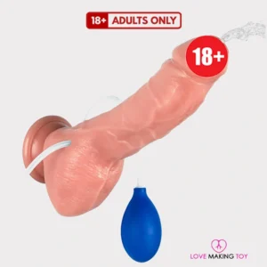Squirting dildo with ejaculating feature – real-feel cumming toy