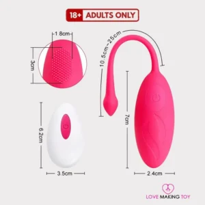 wireless remote control vibrating egg for G-spot and clitoral stimulation