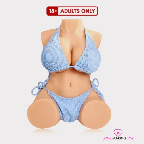 Mini BBW sex doll torso realistic headless male masturbator for men