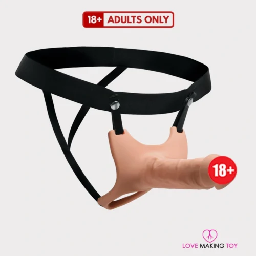 Premium quality hollow strap on dildo for men – realistic extension toy
