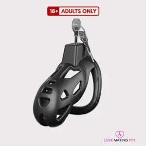 Jeusn chastity cage for men, secure penis lock, and penis locker for BDSM chastity enthusiasts.