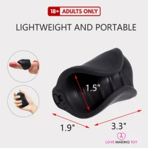 Rechargeable Ultra Grip Vibrating Stroker For mens