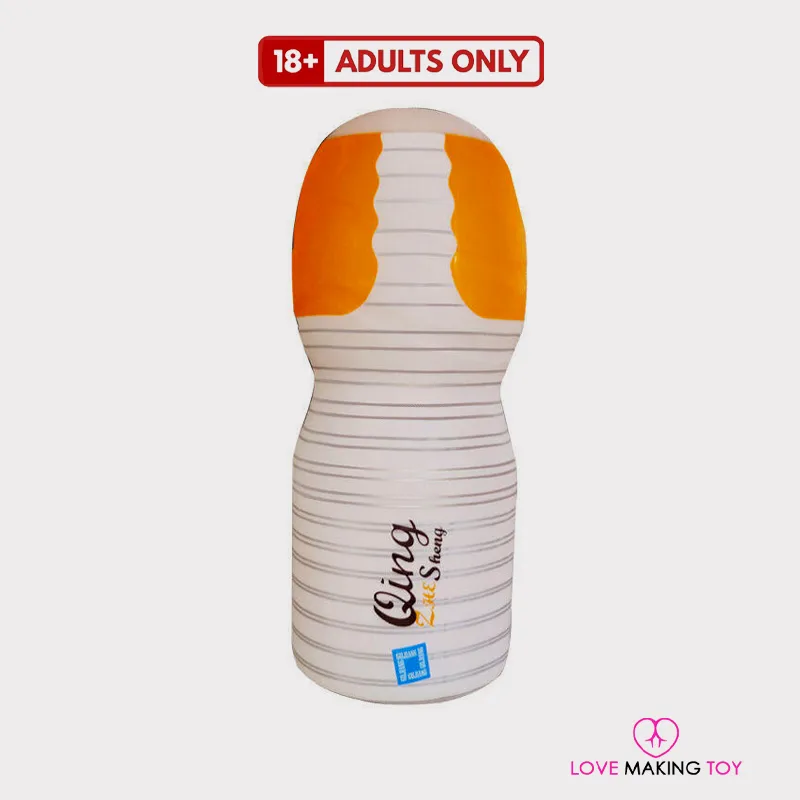 Qing Toy Pussy Cup Realistic Silicone Vagina Masturbator for Men