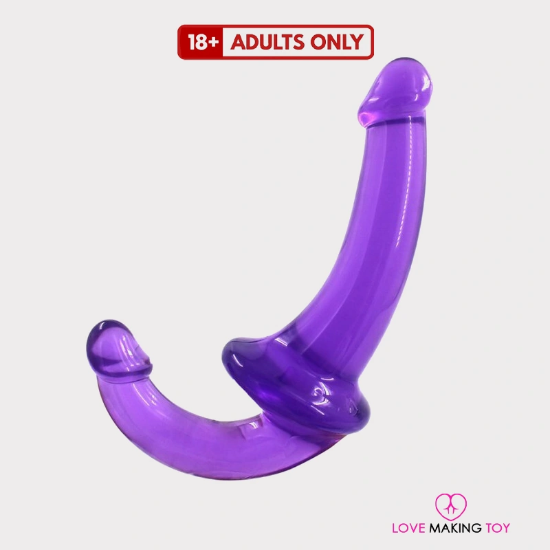 Strapless double ended strap on dildo for women – dual penetration toy