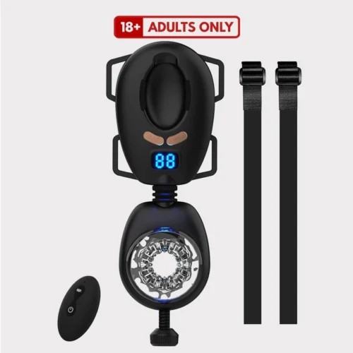 Automatic thrusting masturbator with remote control Automatic masturbator thrusting stroker with remote